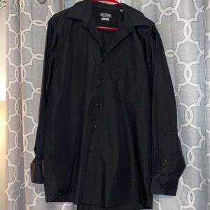 Men’s black dress shirt